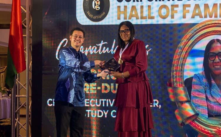  Monique Kyere-Duodu,CEO and Managing Director of The Study Centre, honoured at 11th Corporate Ghana Hall of Fame Awards 2026 